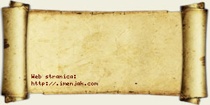 Alimpije Perković vizit kartica